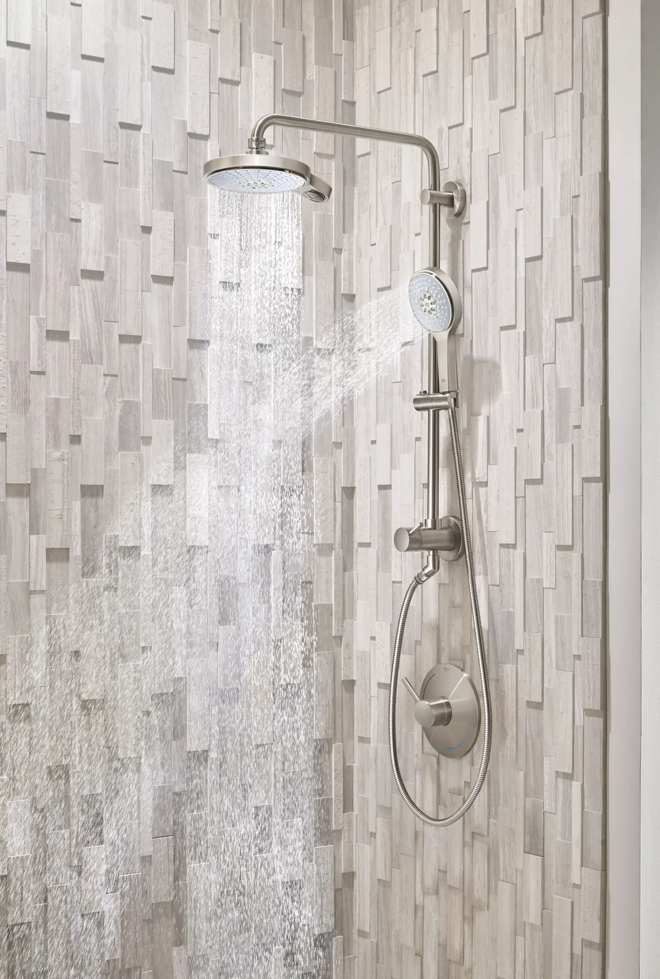 25" Shower System  with Standard Shower Arm